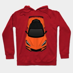 C8 Orange Hoodie